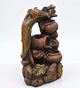 Woodland Cascade Water Fountain with Earthen Pot and Tree Trunk/1