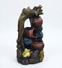 Woodland Cascade Water Fountain with Earthen Pot and Tree Trunk/2