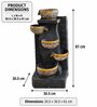 Zen Harmony Multi-Tier Cascading Tabletop Water Fountain/5
