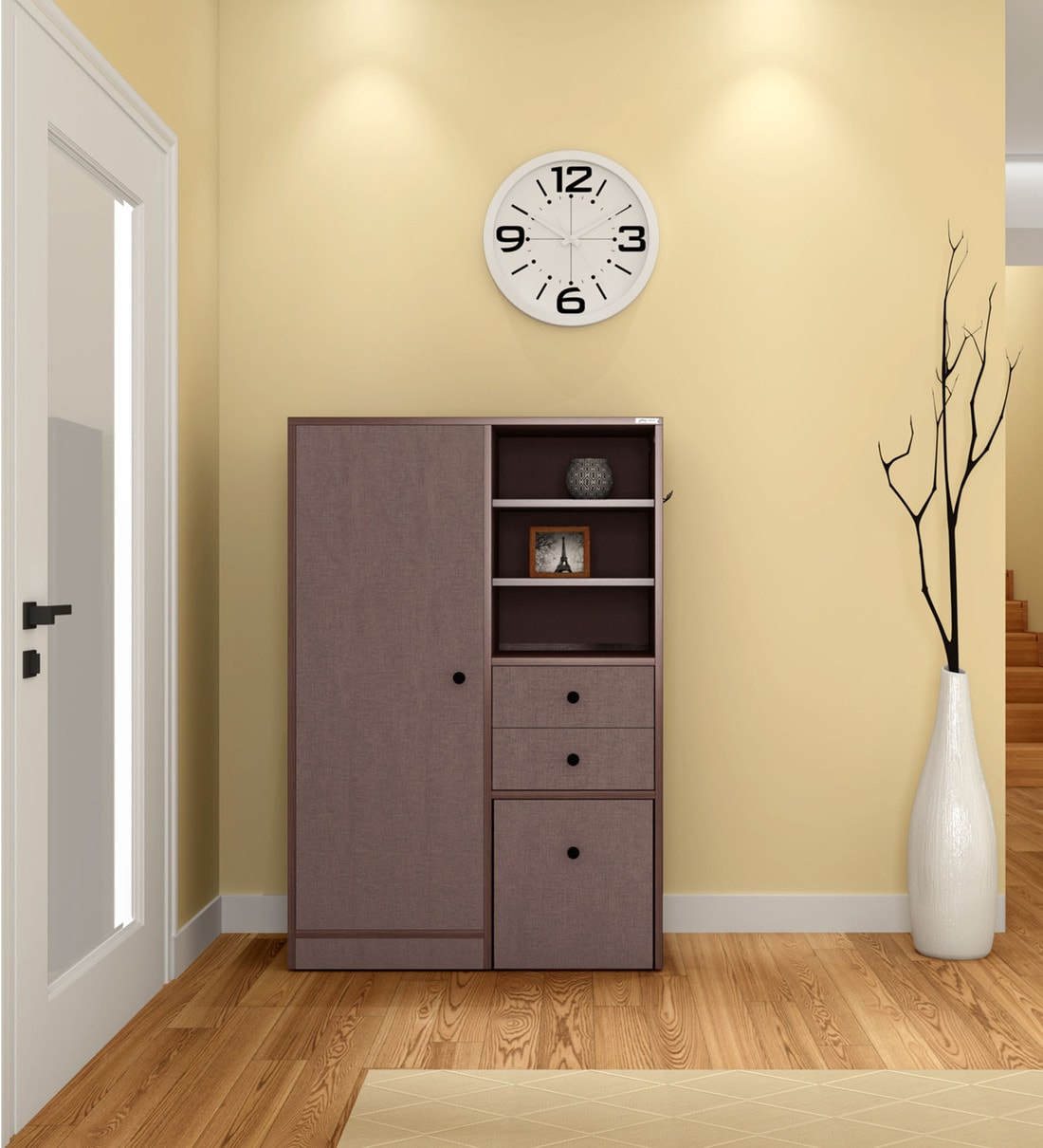 Buy Shoe in Brown Colour by Godrej Interio Online Modern Shoe