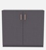 S29 Shoe Rack with Seating in Grey Finish