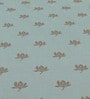 Floral Pattern Blue Polyester 90x60 Inch Table Cloth
