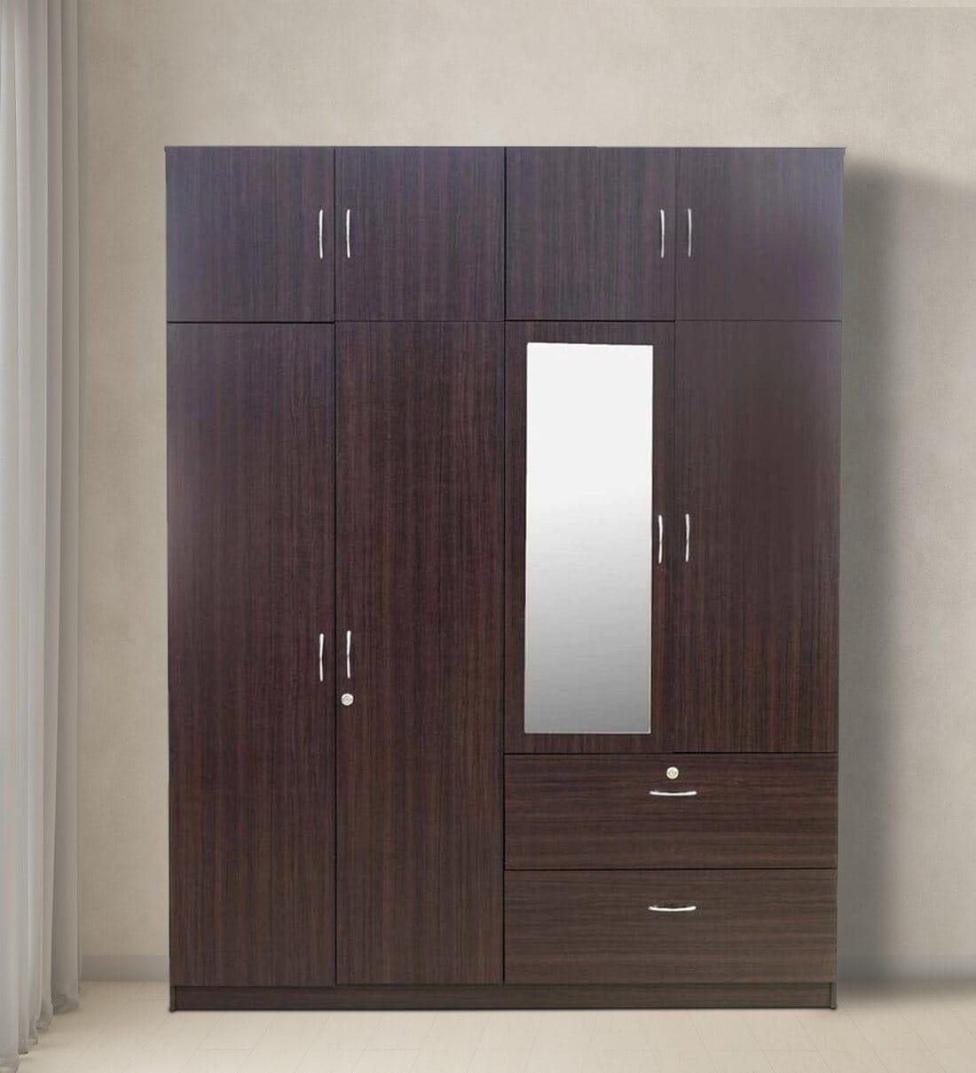 4 door on sale wardrobe pepperfry