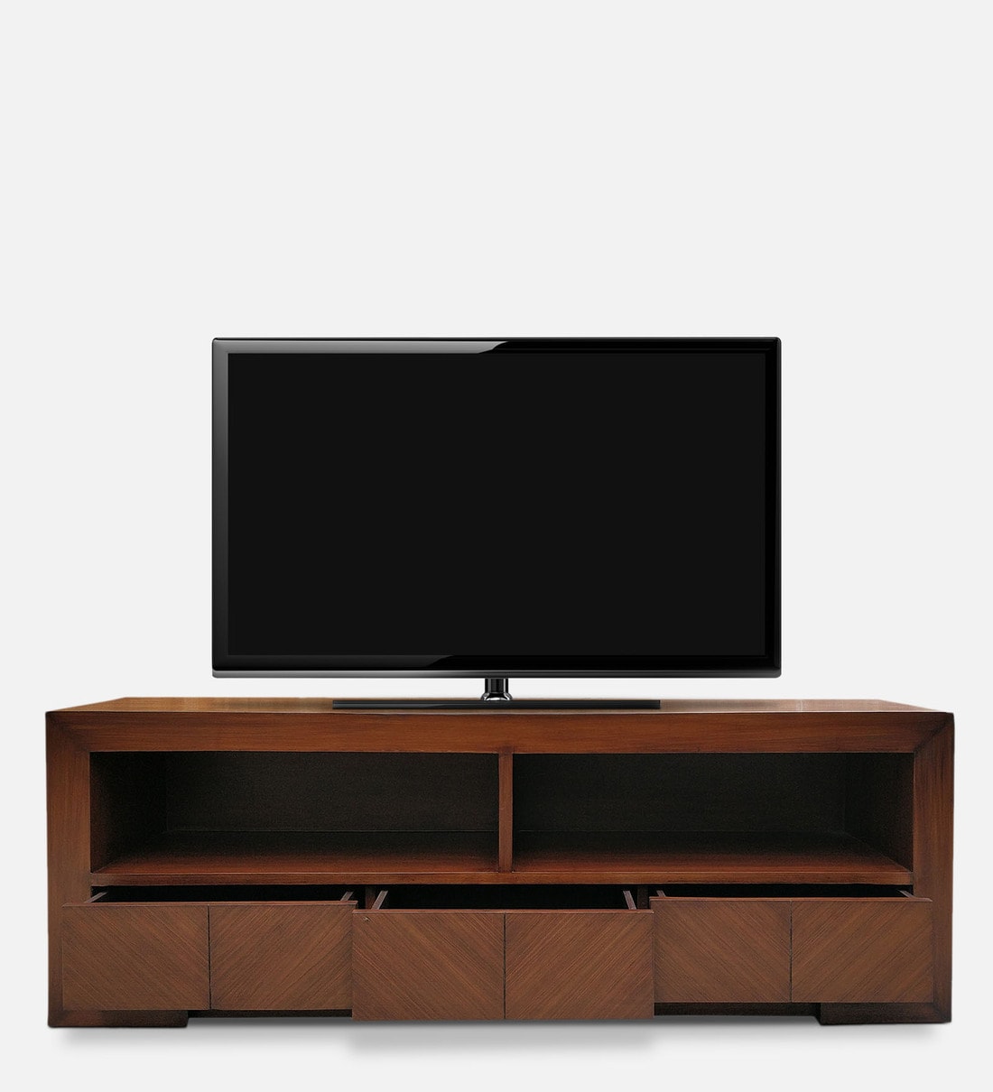 Samson TV Console for TVs in Natural Teak Finish for TVs up to 55