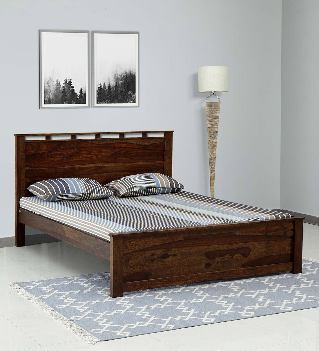 pepperfry queen bed