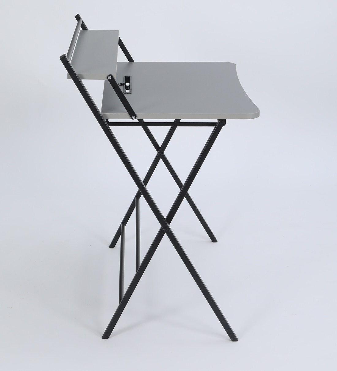 Buy Sato Folding Study Table In Grey Finish By Mintwud Online Foldable Study Tables Study