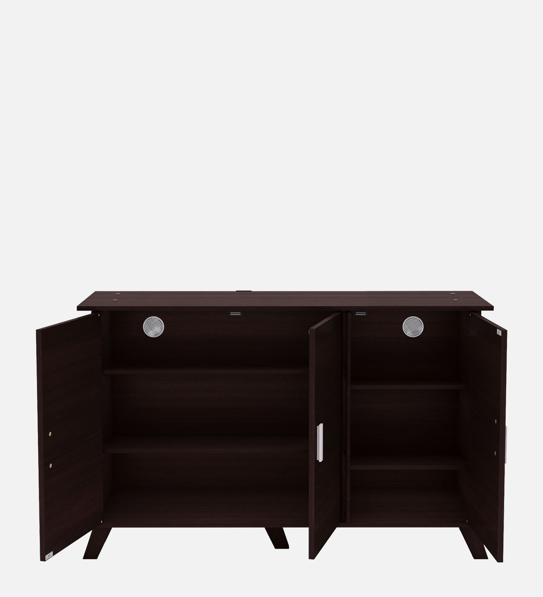 Buy Sayuri 3 Door Shoe in Wenge Finish By Mintwud Online Shoe