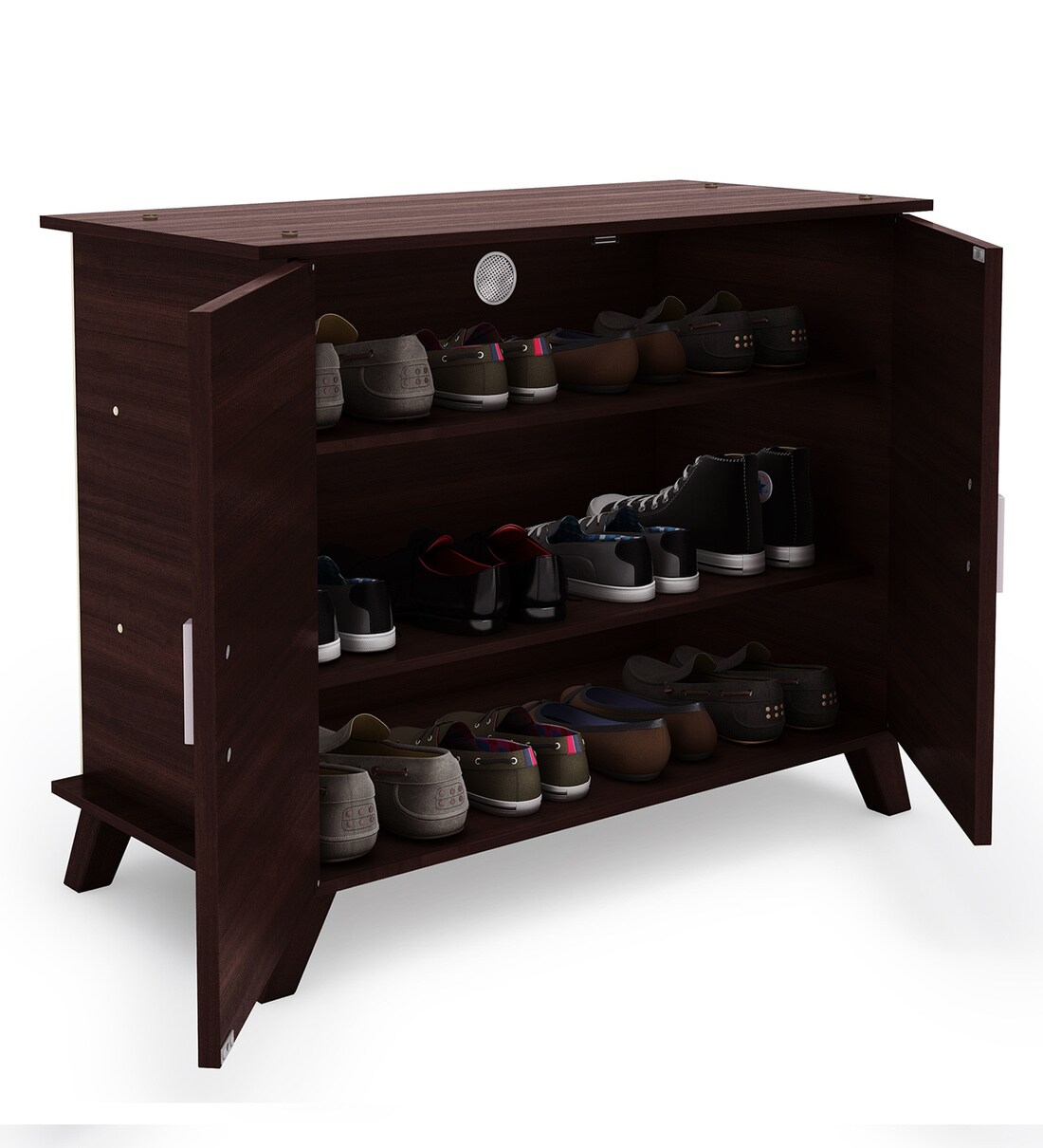 Buy Sayuri 2 Door Shoe in Wenge Finish Mintwud by Pepperfry