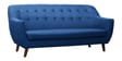 German Fabric 3 Seater Sofa in Royal Blue Colour