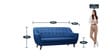 German Fabric 3 Seater Sofa in Royal Blue Colour