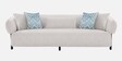 Salford Boucle Fabric 3 Seater Sofa in Snow White Colour