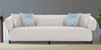 Salford Boucle Fabric 3 Seater Sofa in Snow White Colour
