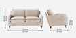 Sally Velvet 2 Seater Sofa in Camel Beige Color