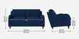 Sally Velvet 2 Seater Sofa in Imperial Blue Color