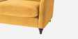 Sally Velvet 2 Seater Sofa in Turmeric Yellow Color