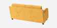Sally Velvet 2 Seater Sofa in Turmeric Yellow Color