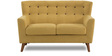 San Pablo Two Seater Sofa in Ochre Colour