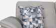 Sandora Velvet Fabric 2 Seater Sofa Set In Light Grey Colour