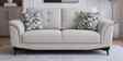Sandora Velvet Fabric 2 Seater Sofa Set In Light Grey Colour