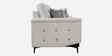 Sandora Velvet Fabric 3 Seater Sofa Set In Light Grey Colour