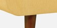 Santiago Fabric 2 Seater Sofa In Camel Yellow Colour