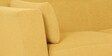 Santiago Fabric 2 Seater Sofa In Camel Yellow Colour