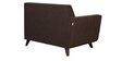 Santiago Fabric LHS Sectional Sofa (2 + Lounger) In Chestnut Brown Colour