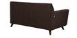 Santiago Fabric LHS Sectional Sofa (3 + Lounger) In Chestnut Brown Colour