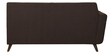 Santiago Fabric LHS Sectional Sofa (3 + Lounger) In Chestnut Brown Colour