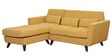 Santiago Fabric RHS Sectional Sofa (2 + Lounger) in Camel Yellow Colour