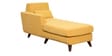 Santiago Fabric RHS Sectional Sofa (2 + Lounger) in Camel Yellow Colour