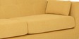 Santiago Fabric 3 Seater Sofa In Camel Yellow Colour