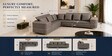 Sapphire 6 Seater Corner Sofa In Grey Color