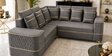 Sapphire 6 Seater Corner Sofa In Grey Color