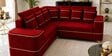 Sapphire 6 Seater Corner Sofa In Maroon Color