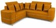 Sapphire 6 Seater Corner Sofa In Mustard Color