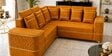 Sapphire 6 Seater Corner Sofa In Mustard Color
