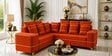 Sapphire 6 Seater Corner Sofa In Orange Color