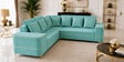 Sapphire 6 Seater Corner Sofa In Teal Color