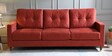 Sara 3 Seater Sofa in Orange Colour