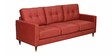 Sara 3 Seater Sofa in Orange Colour