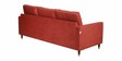 Sara 3 Seater Sofa in Orange Colour
