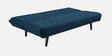 Saso Fabric Convertible Sofa Cum Bed In Light Blue Colour