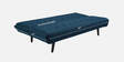 Saso Fabric Convertible Sofa Cum Bed In Light Blue Colour