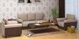 Saviour Sofa Set ( 3+1+1) in Brown Colour