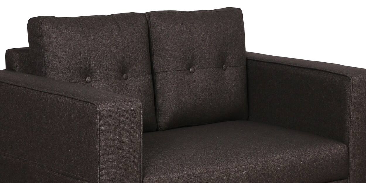 Buy Carrera Fabric 2 Seater Sofa In Coffee Brown Colour By Woodsworth