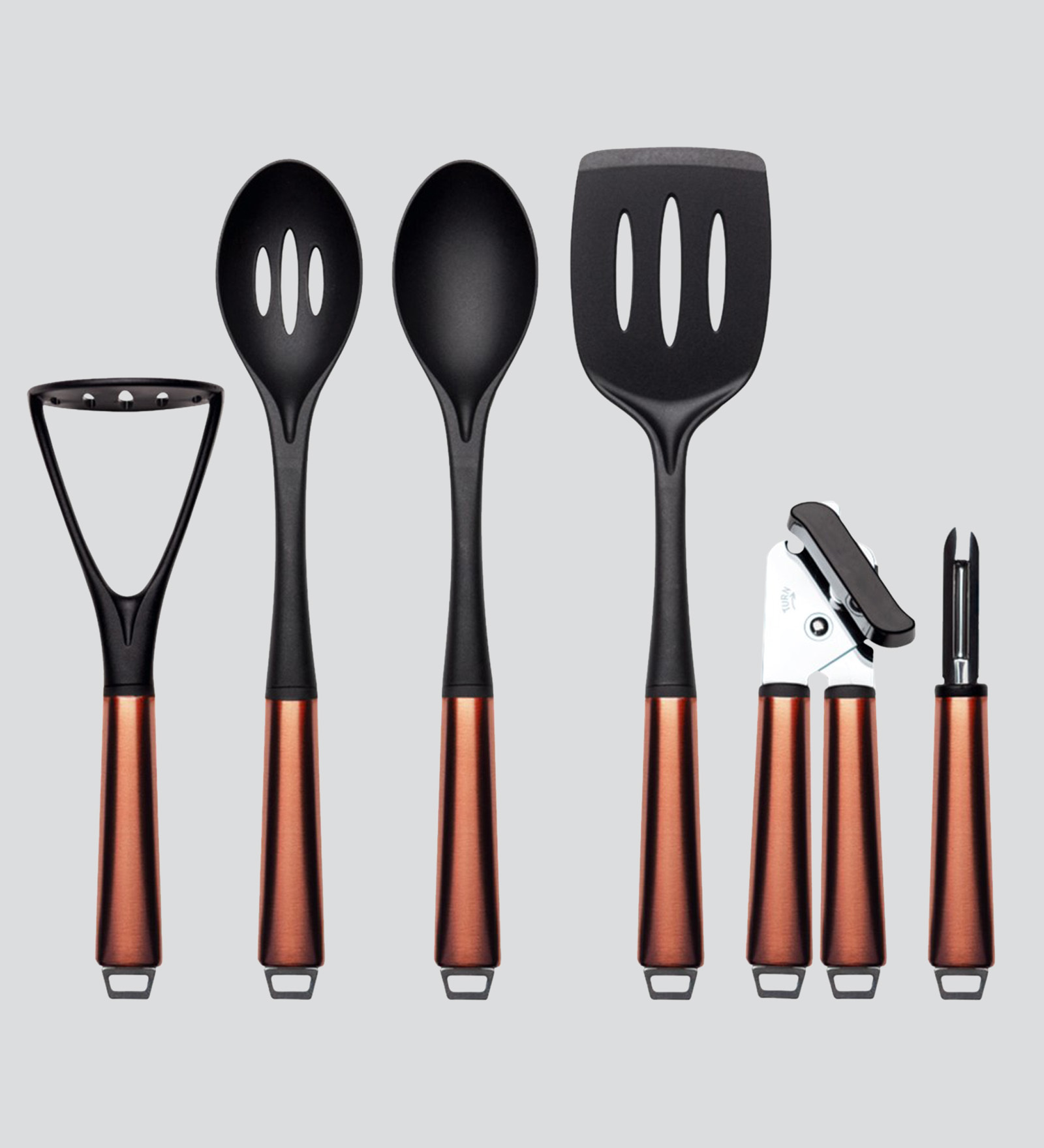 Nylon 6 Kitchen Tools Set In Copper