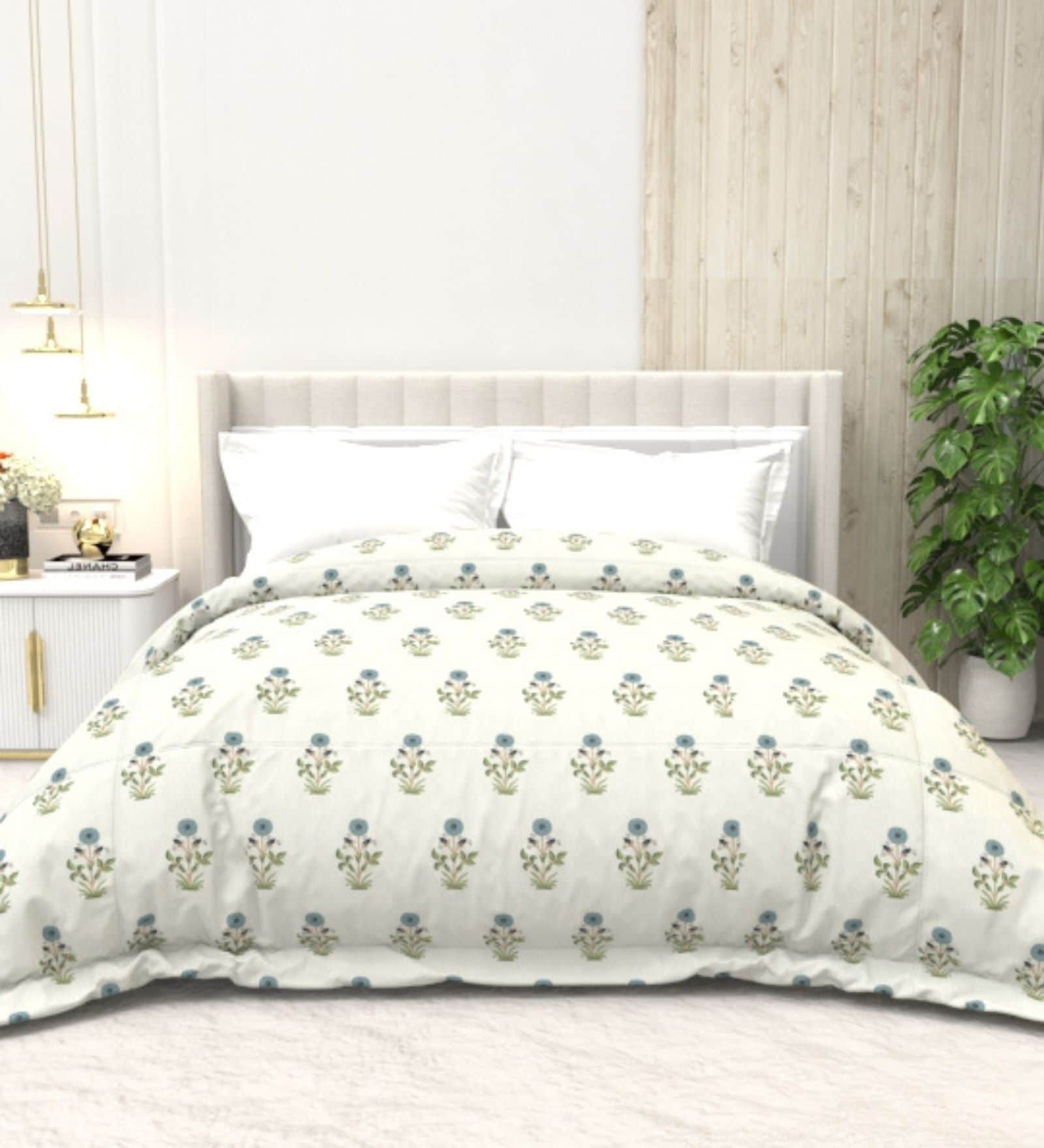 Sage Sprig Cold-Weather Comforter Double Bed Size 225cmx250cm