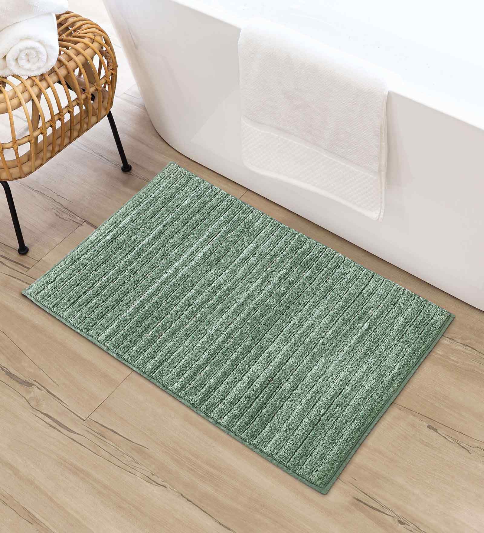 Sage Ultra Soft Polyester 40X60 Cm Bath Mat