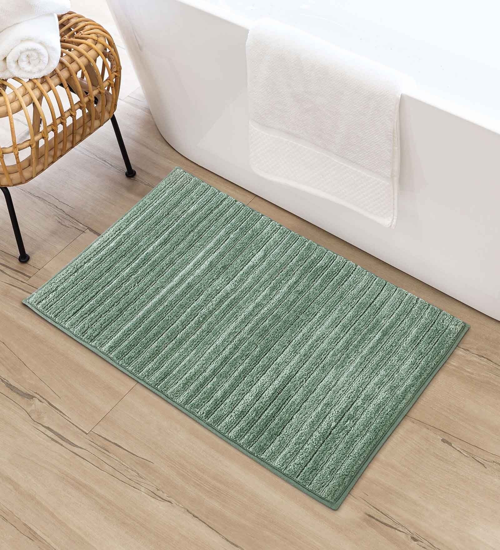Sage Ultra Soft Polyester 40X60 Cm Bath Mat
